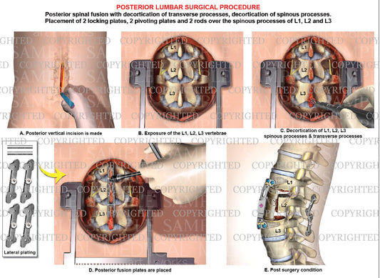 2 level - Lumbar posterior surgical procedure and fusion